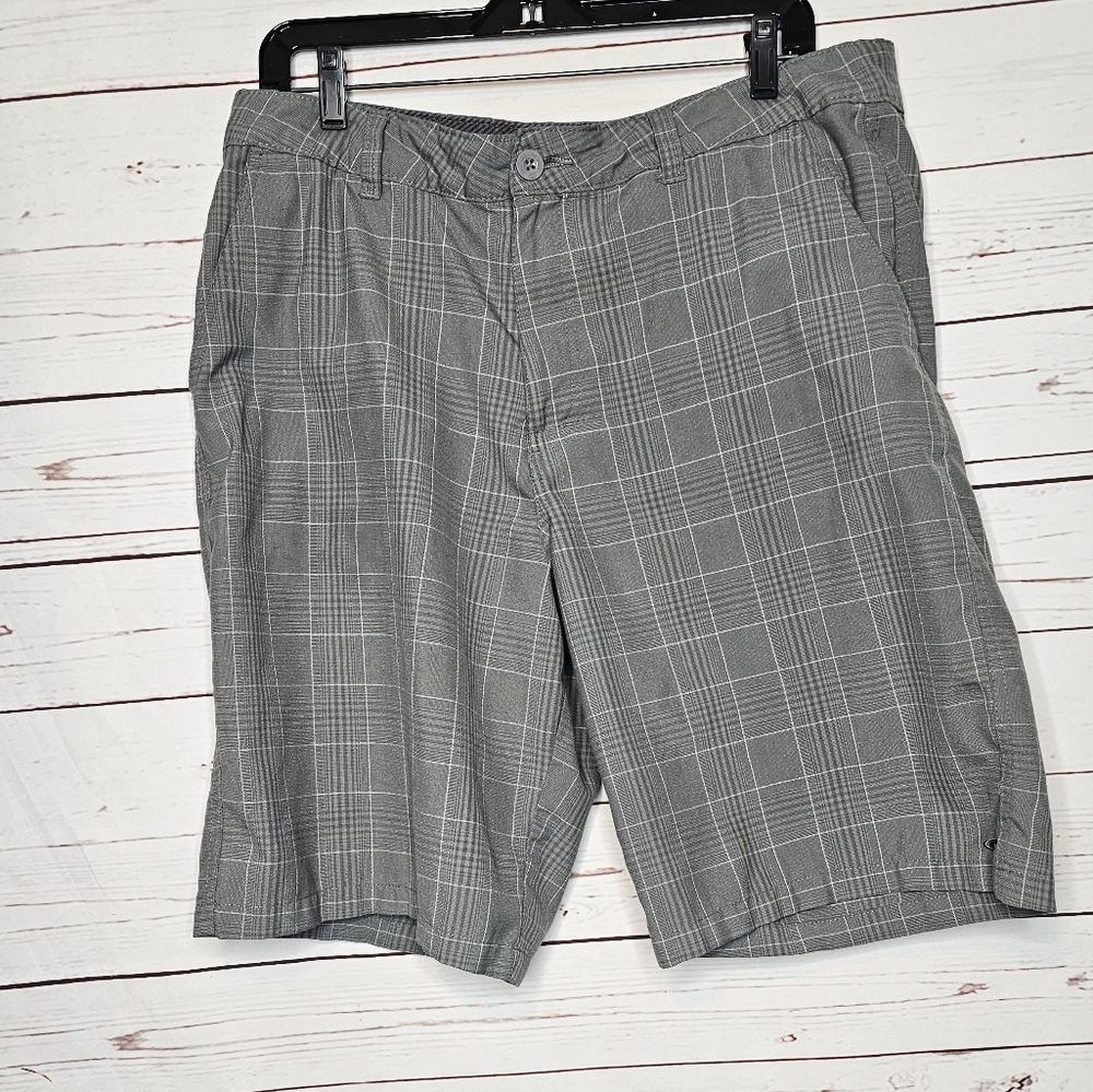 O'Neill Gray Plaid Shorts